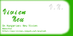 vivien neu business card